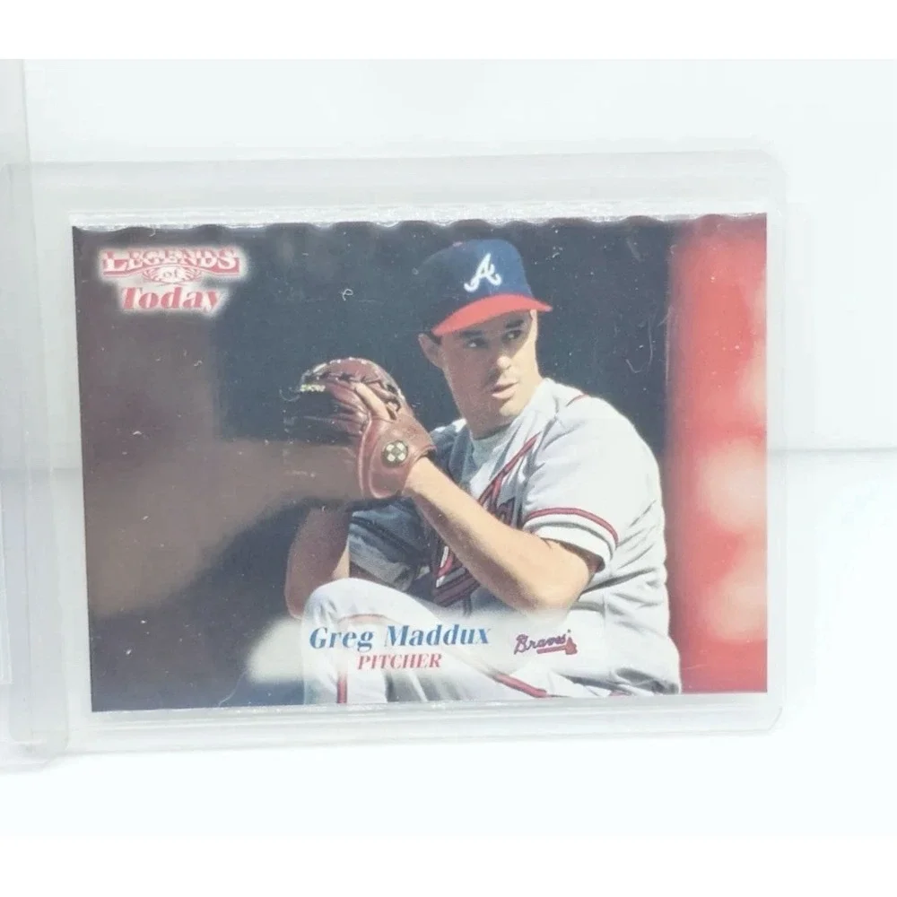 Greg Maddux Atlanta Braves 1990s Baseball Card Lot of 3 Fleer Upper Deck